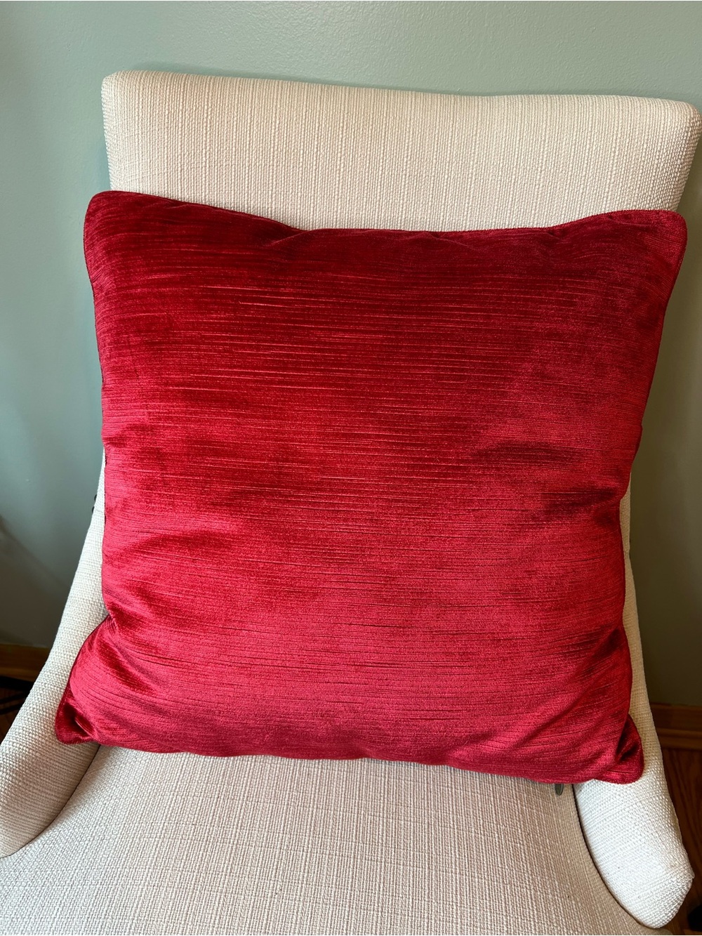 Plush Red Velvet Throw Pillow Pier 1